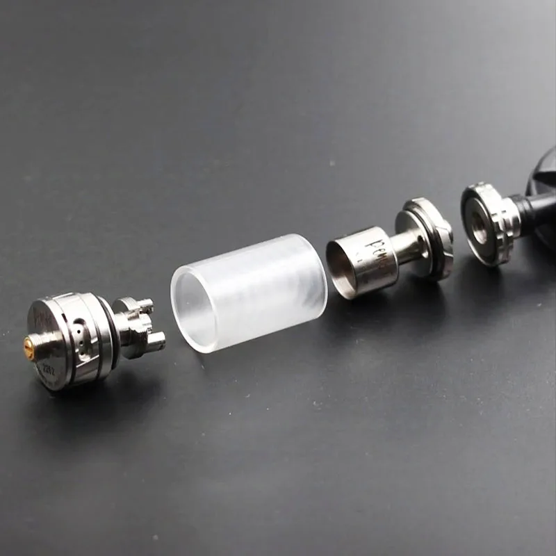 YFTK Penodat V.1 pro RTA Tam Set Yeniden Yapılabilir Atomizer 4ml/5.5ml 22mm/24mm MTL DL SS316 PEEK İzolatörler PC Dekoratif Yedek Parça