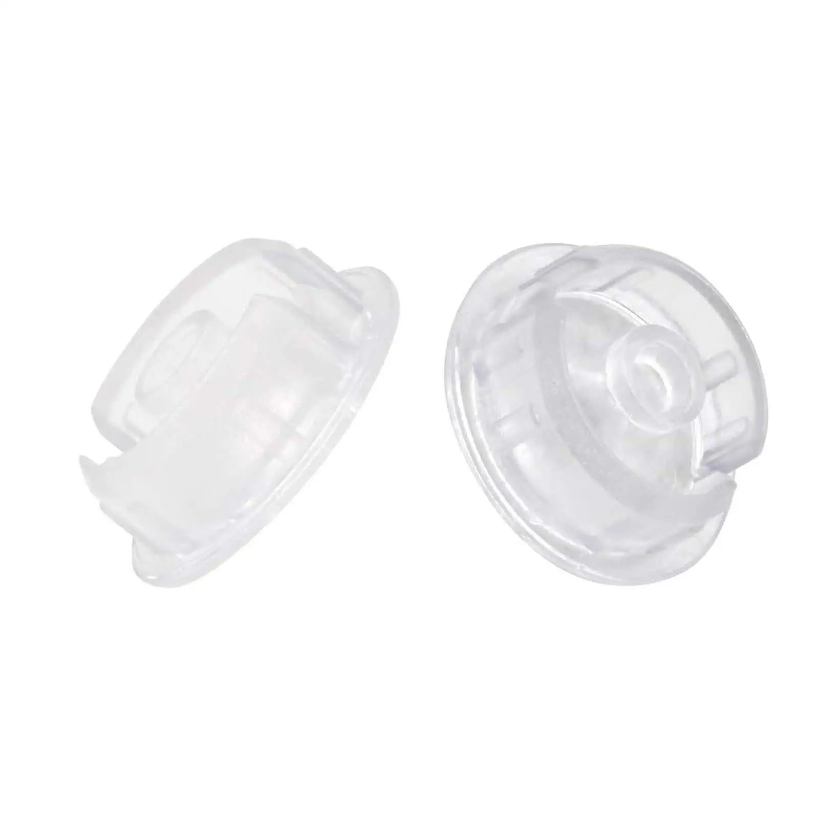 Blinds Components Repair Parts Clear Plastic Bottom Rail Cord Cover Button Plugs for Wood Blinds 3/4 Inch Hole Fit Quick Install