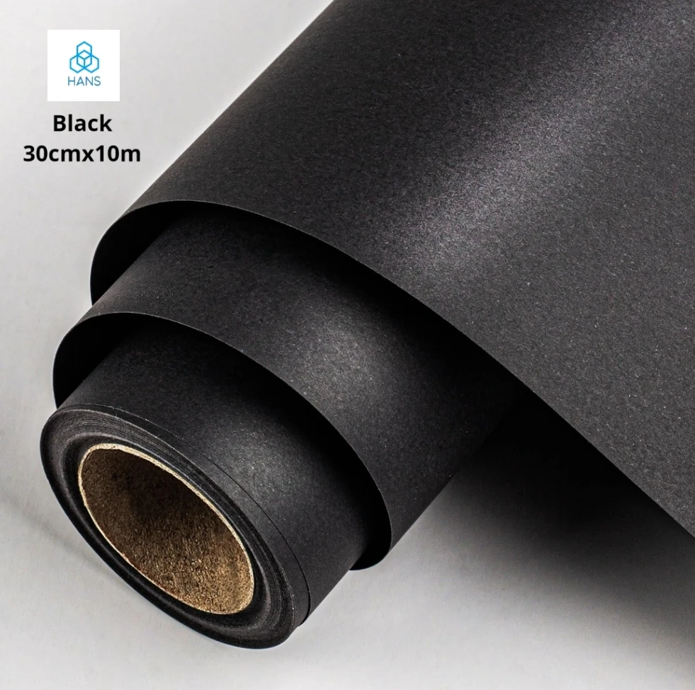 

Hans，Black Kraft paper, eco-friendly packaging paper, gift packaging, crafts, painting Etc