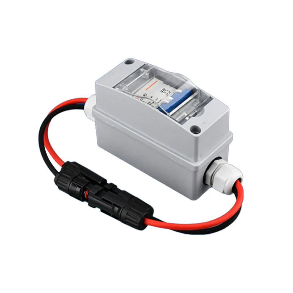 

1Pc DC500V Solar Disconnect Switch IP65 Waterproof Outdoor Solar Breaker Photovoltaic Combiner Box DC500V DC Isolating Switches