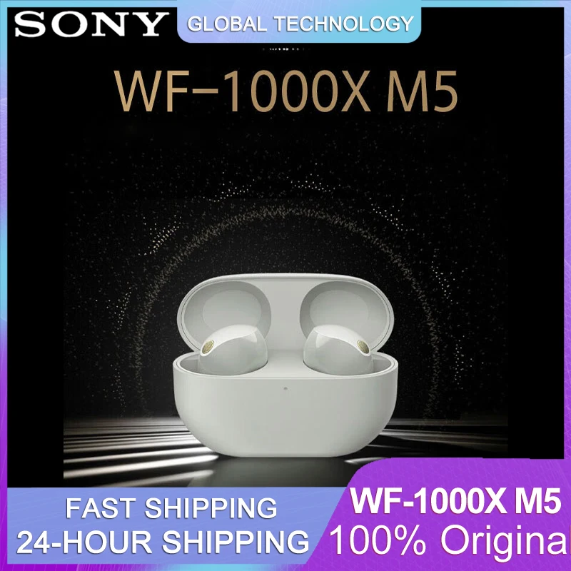 100%Original SONY  WF-1000XM5 Wireless Noise Cancelling Earbuds Bluetooth 5.3 Earphones Hi-Res LDAC SBC Dual Connection IPX4