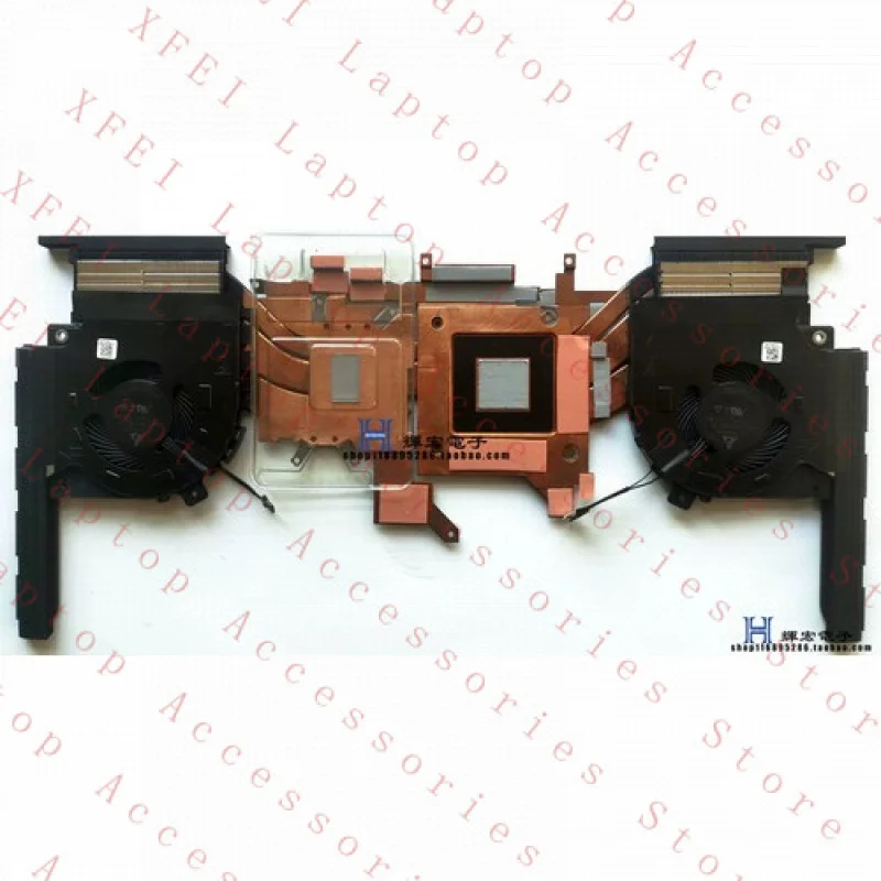 

F для Dell Alienware X15 R1 RTX30 2021 92CKJ 092CKJ Радиатор с охлаждающим вентилятором