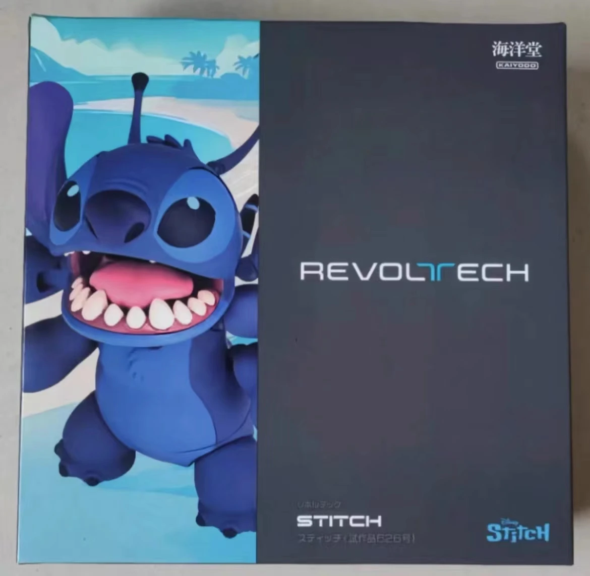 100% original Kaiyodo Revoltech Stitch Experiment 626 Reprint Anime Action Collection Figures Model Toys Figura In Stock