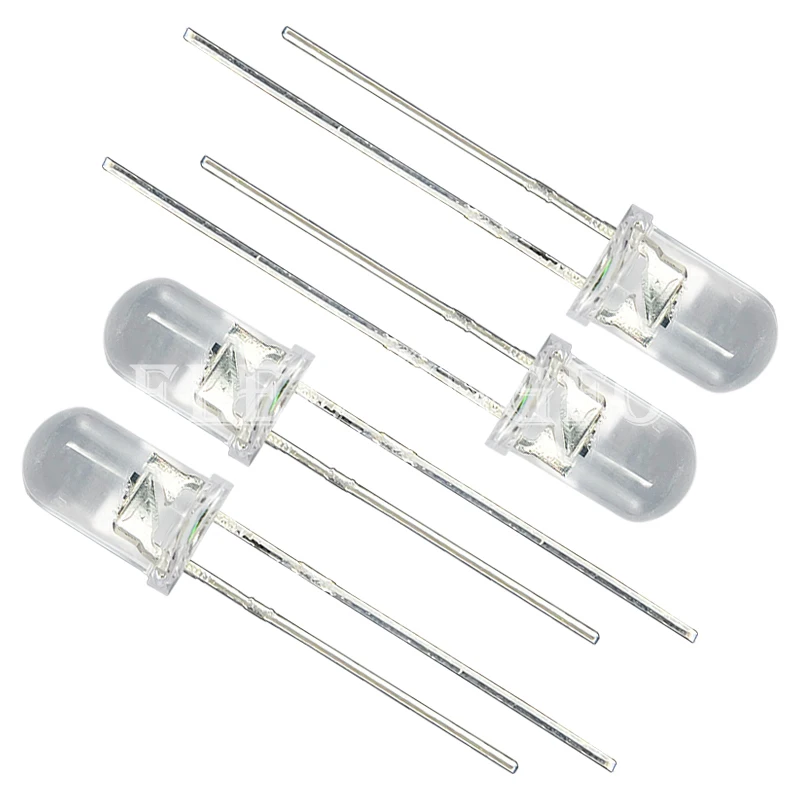 Ampoule à diode électroluminescente LED, ronde, supérieure, RVB, clignotant rapide et lent, 3mm, 5mm, indicateur coloré F3, F5, THERnating, clair