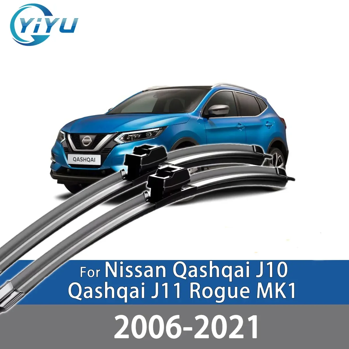 

2 шт. передние дворники для Nissan Qashqai J10 Qashqai J11 Rogue MK1 2006-2021, аксессуары для лобового стекла