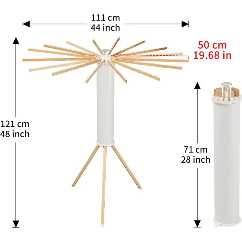 Tripod Clothes Drying Rack, Garment Rack Portable and Foldable Space Saving Laundry Drying Rack - Drying Rack Clothing Floor