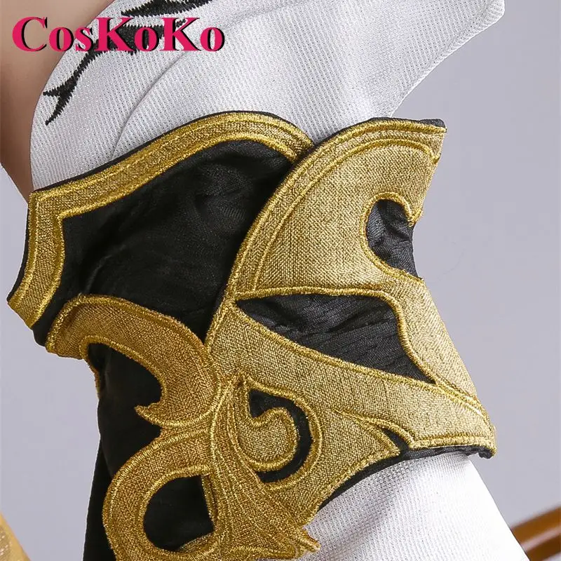 CosKoKo Ningguang Cosplay Anime Game Genshin Impact Costume Cheongsam Gorgeous Dress Uniform For Women Party Role Play Clothing