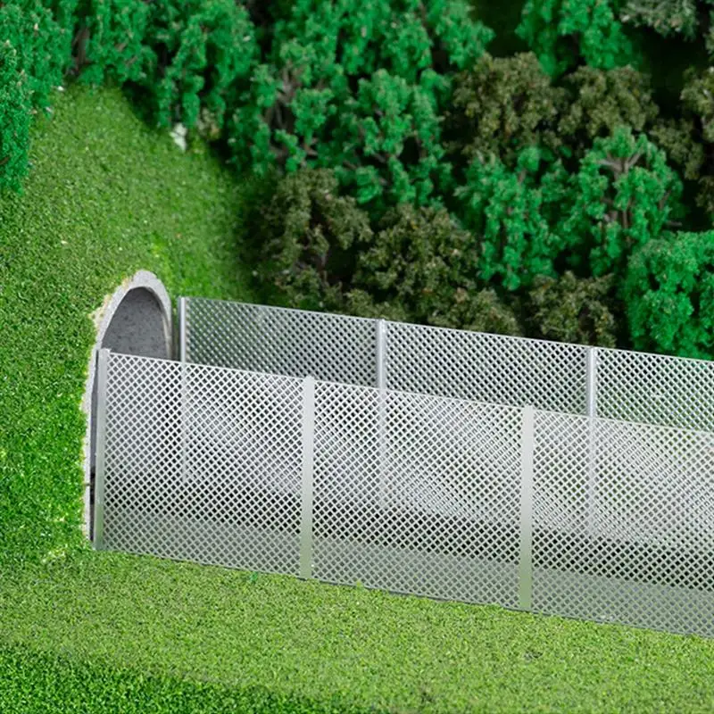 

Model Fence Railway Modelling Wire Mesh Fence Realistic Railroad Chain Link Fence Fence Fine Detail Suitable HO/N Scale Layout