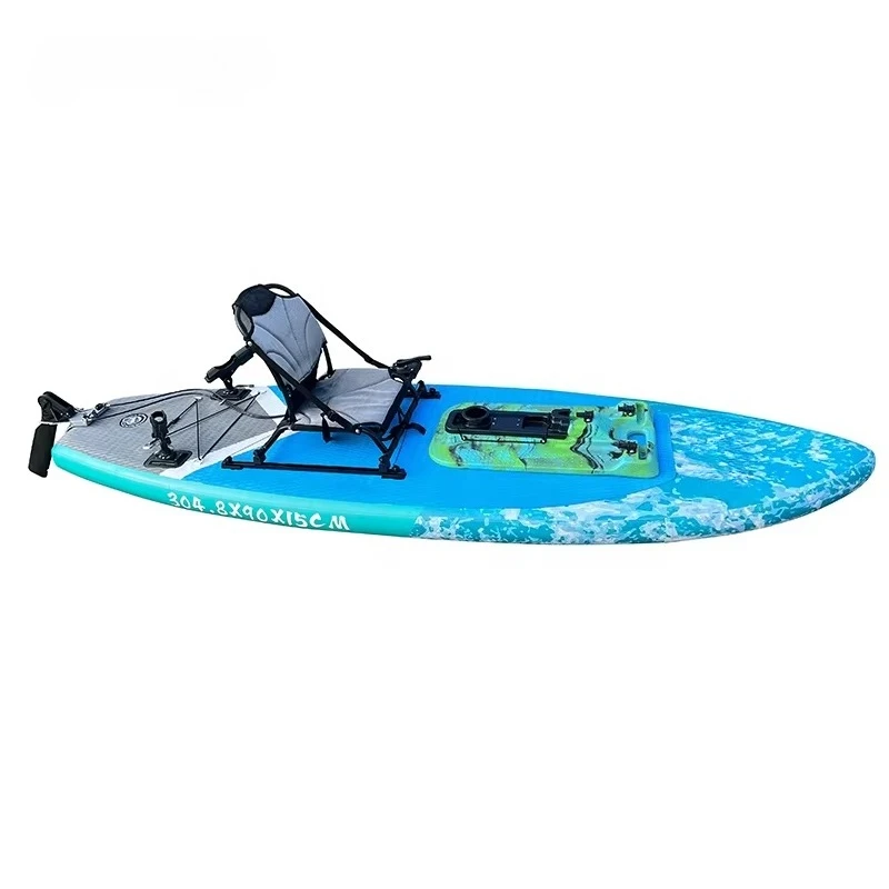 Super Water Sports Club Inflatable Surfboard Stirrups Outdoor Fishing Paddle Board