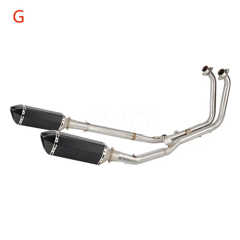 For Yamaha TDM 900 2002-2013 TDM900 Motorcycle Exhaust Pipe With Header Link Pipe