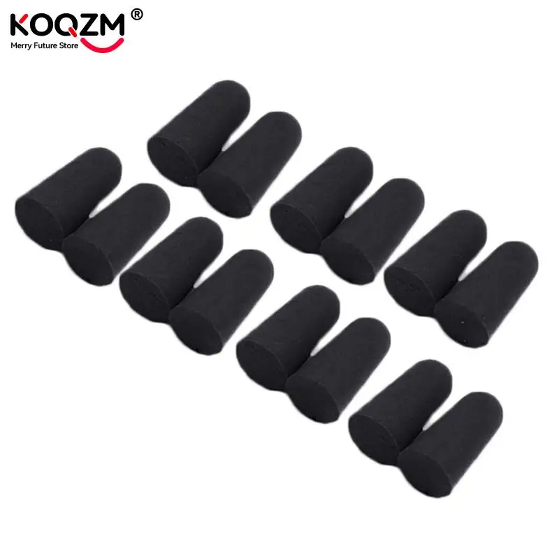 10 Pairs Comfort Soft Foam Ear Plugs Tapered Travel Sleep Noise Reduction Prevention Earplugs Sound Insulation Ear Protection