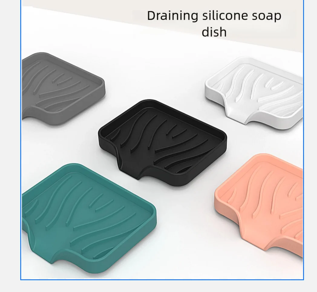 Japanese-style bathroom draining rack soap holder, no drilling needed