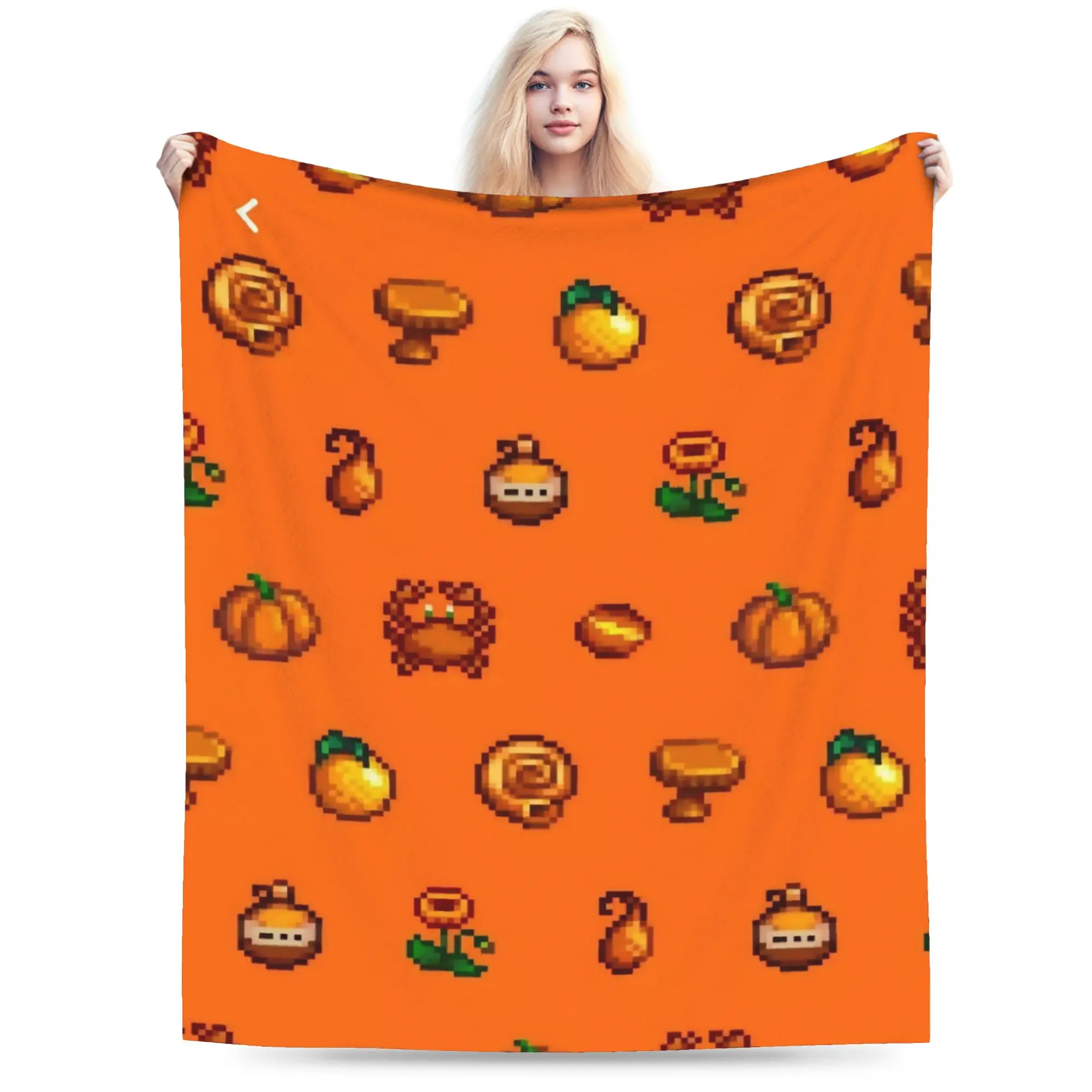 New Arrival Stardew Valley Animals Blanket Soft Fleece  Relax Throw Blankets Machine Washable