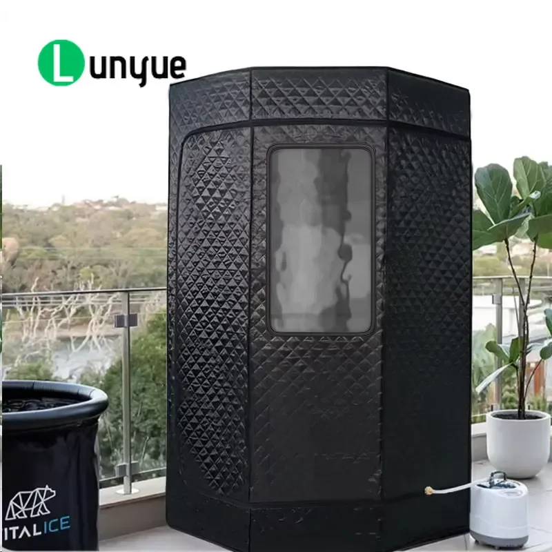 Portable Full Body Steam Sauna Tent Personal Home Use Indoor Natural Sweating Detox Relaxation Comfortable Foldable Spa