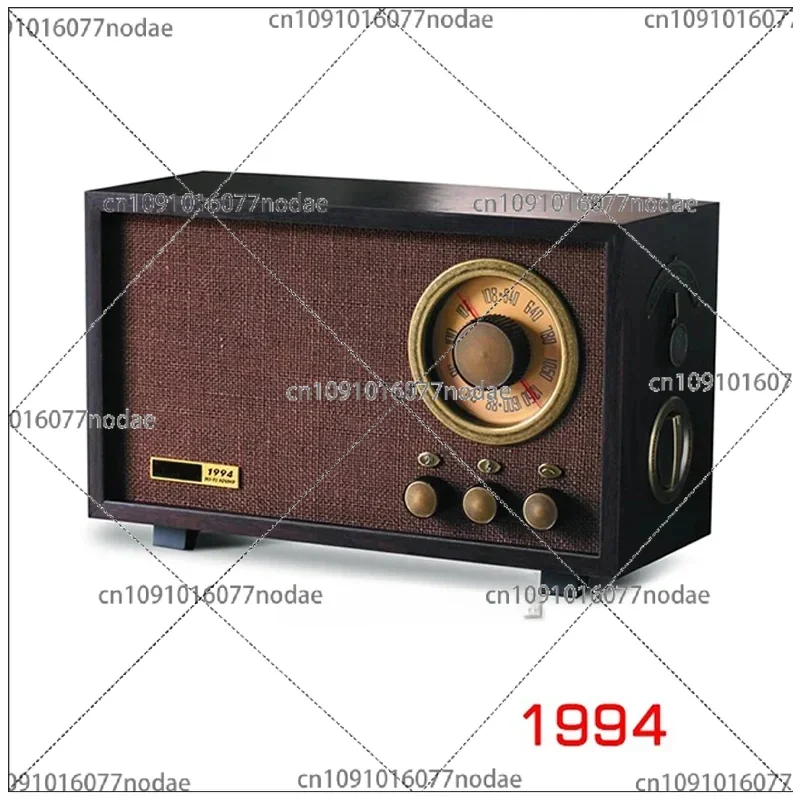 Retro Fm Radio  Home Phonograph Creative Portable Radio Receiver High Fidelity Small Speaker for Outdoor Travel Camping