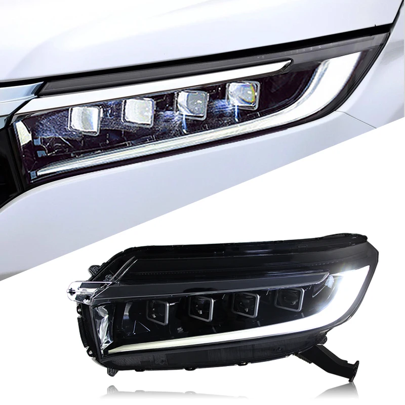 Car Front Headlight For Honda 2017-2023 Avancier LED Daytime Running HeadLamp Turn Signal Lens Light Automotive Accessories