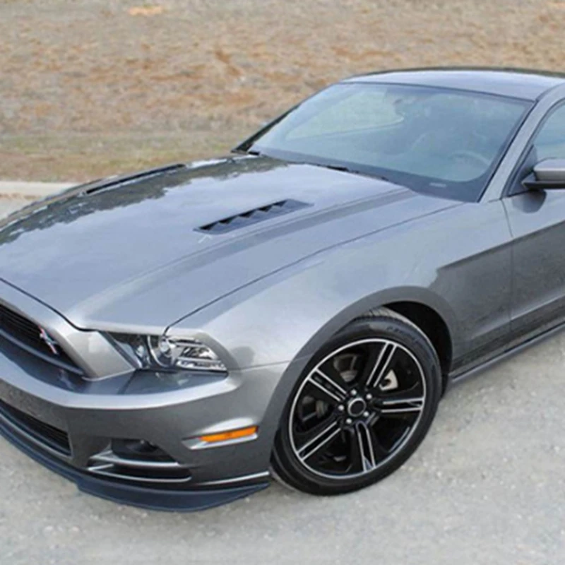Car Hood Air Intake Scoop, Vent Louver Cooling Panel, Hood Air Intake Panel, ABS,17X5 Inches-A85E