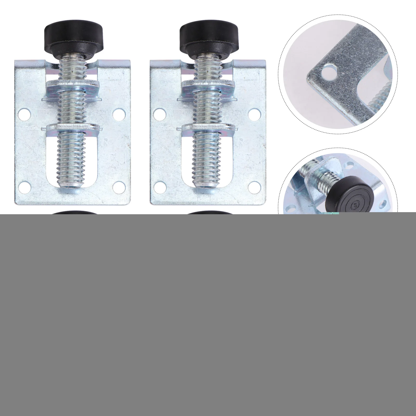 

4 Pcs Furniture Legs Leveler Adjustable Heavy Duty Solid Feet Iron Zinc Plated Durable DIY Hardware Thick Material