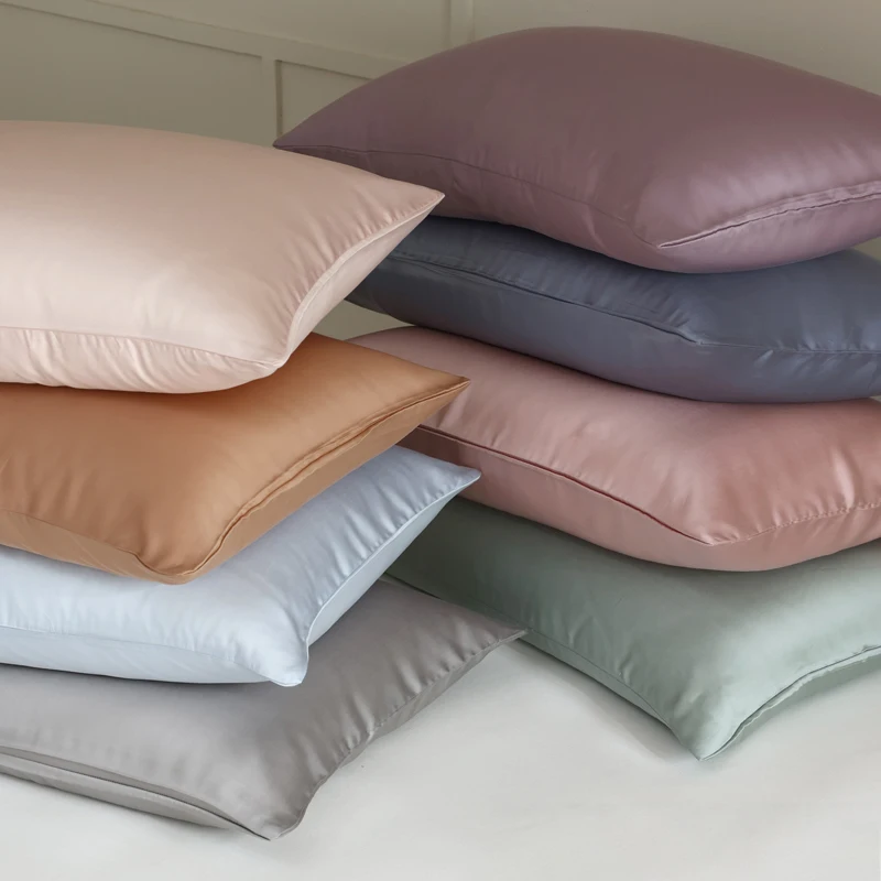 2pcs 100% Mulberry Silk Pillowcase for Hair and Skin Health 23 Momme Natual Pure Silk Pillow Cases with OEKO-TEX Customized Size
