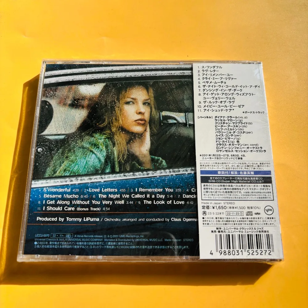 Diana Krall The Look Of Love CD Vocal Jazz Piano Jazz Smooth Ballads Classic Album For Jazz Lovers Collection Gift In Stock