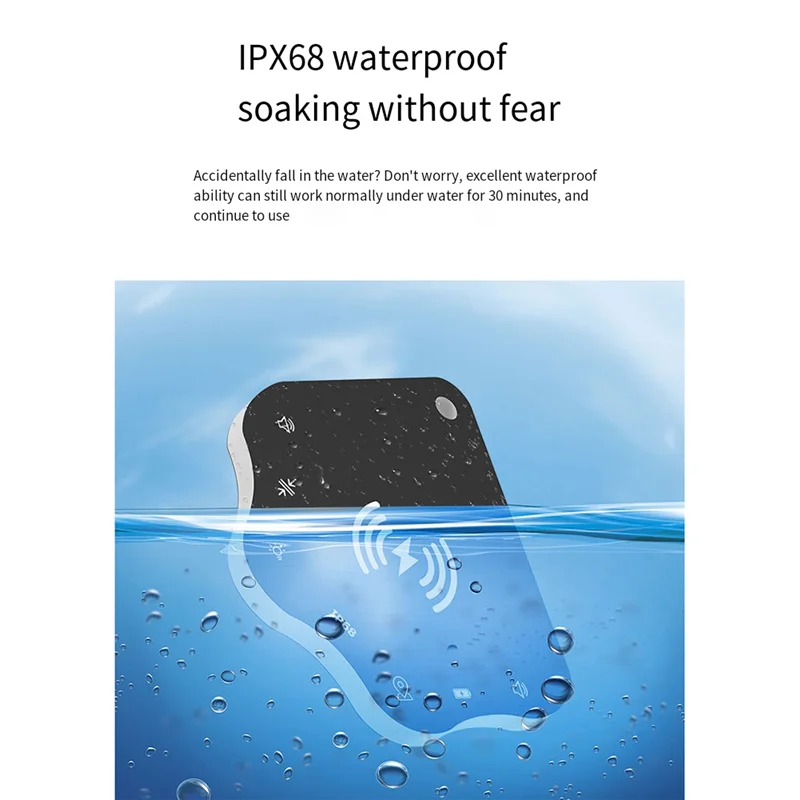 JABS-Ультратонкая карта слежения с беспроводной зарядкой для Find My Smart Tag, кошелек-трекер, локатор для чемодана и сумки