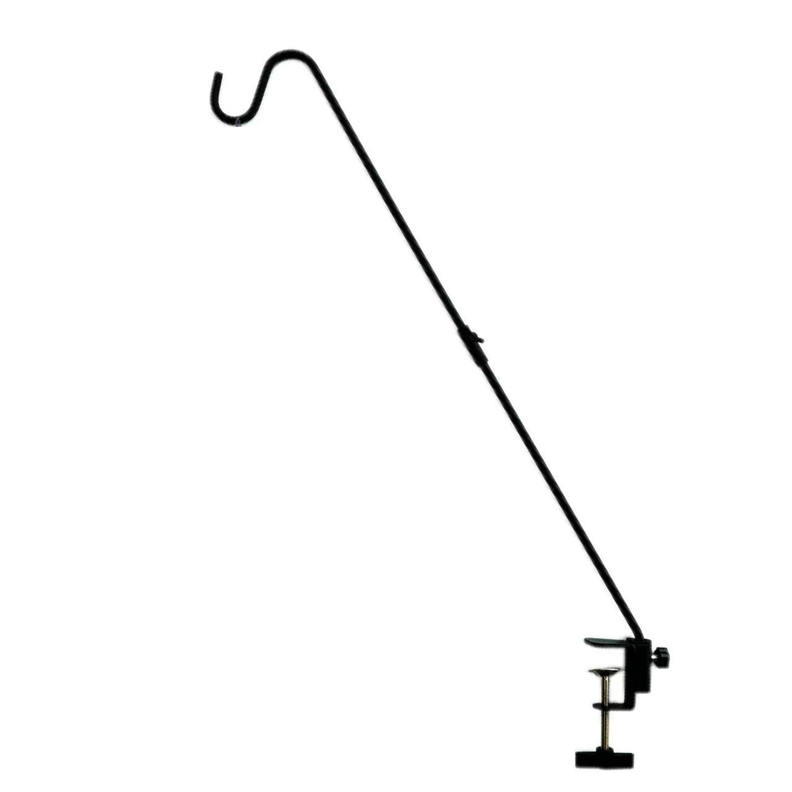 Heavy Duty Deck Hook Clamp On Deck Hook Multi-function Bird Feeder Hanger Hook Extended Plant Hanger For Lanterns Wind Chimes