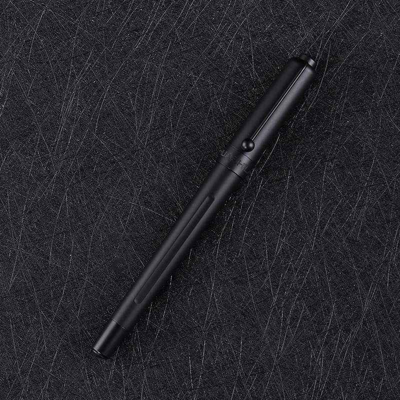 0.28-1.2mm Luxury Black Hidden Titanium Nib Fountain Pen Writing Signing Calligraphy Pens Gift Office Stationery Supplies