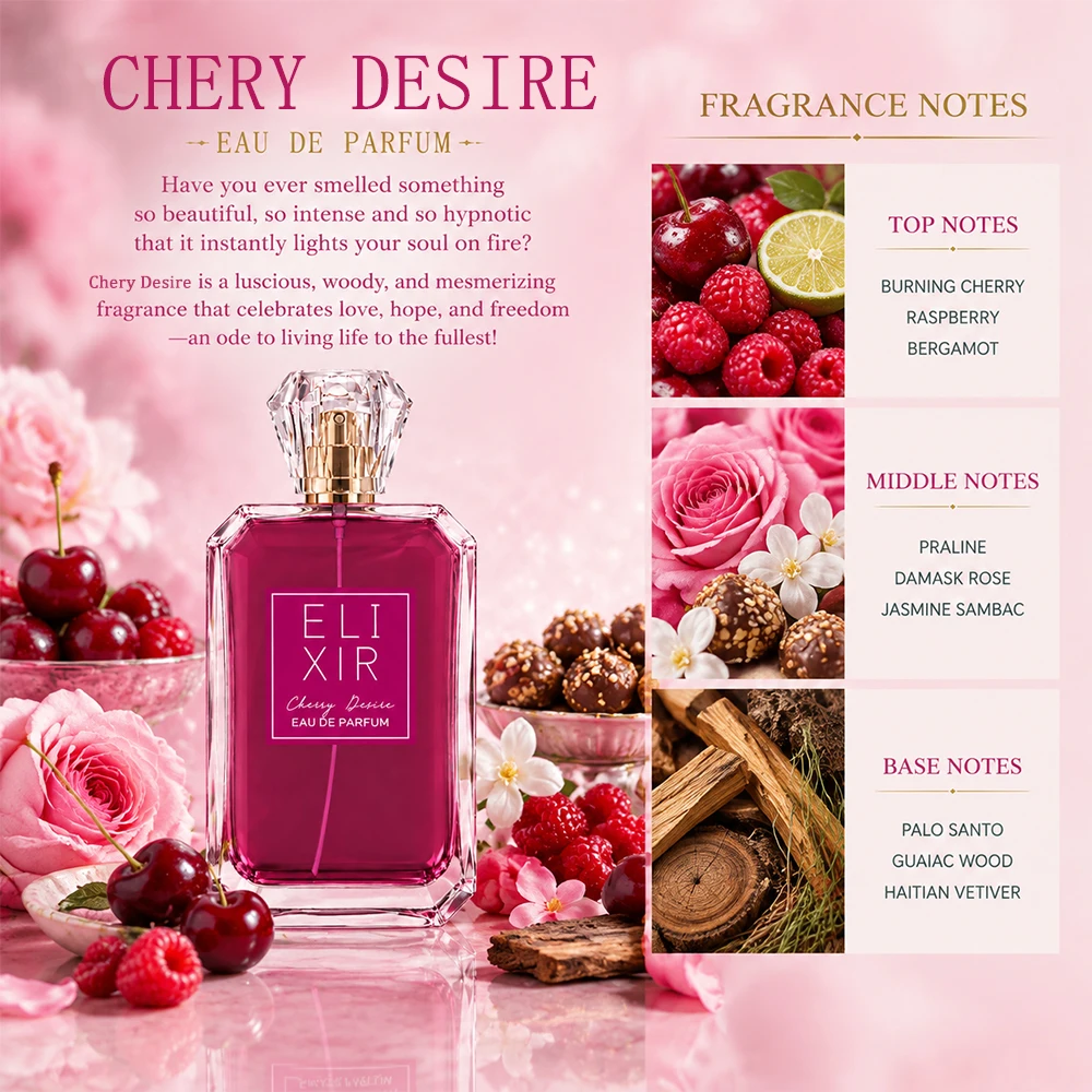 3.4fl Oz Eau De Parfum Spray,Strawberry,Marshmallow and Vanilla Perfume For Women Long Lasting,Perfect For Dating, Daily Life