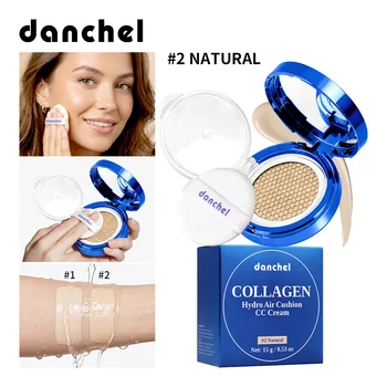 Collagen Air Cushion CC Cream Long-Lasting Hydration Buildable Coverage Foundation…