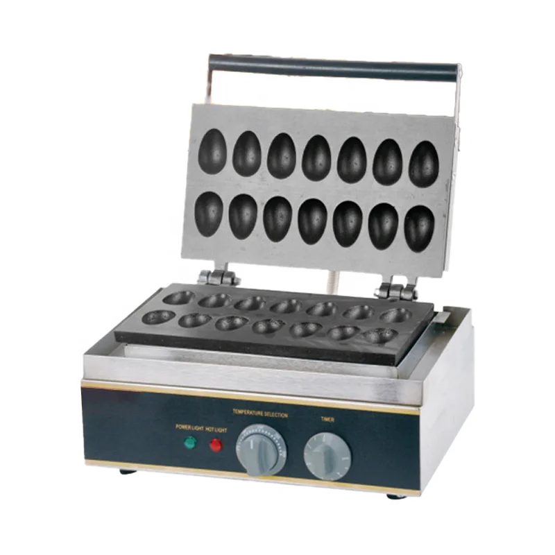 Popular Wholesale Snack Machine Bird Egg Shape Waffle Machine Commercial Waffle Iron Pan Cake Maker for Restaurant/Food shop