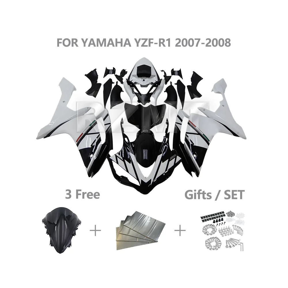 

Обтекатель мотоцикла из АБС-пластика, детали корпуса для YAMAHA YZF R1 2007-2008 YZF-R1, комплект обтекателя по индивидуальному заказу, аксессуары Y1007-108a