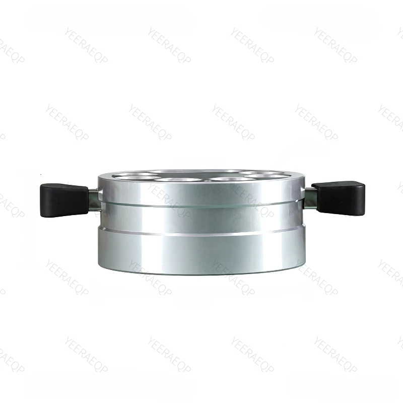 SYNTHWARE Test tube heating aluminum block, 4 holes/7 holes/9 holes/19 holes, With handle Aluminum Alloy Heating Module, H20-B