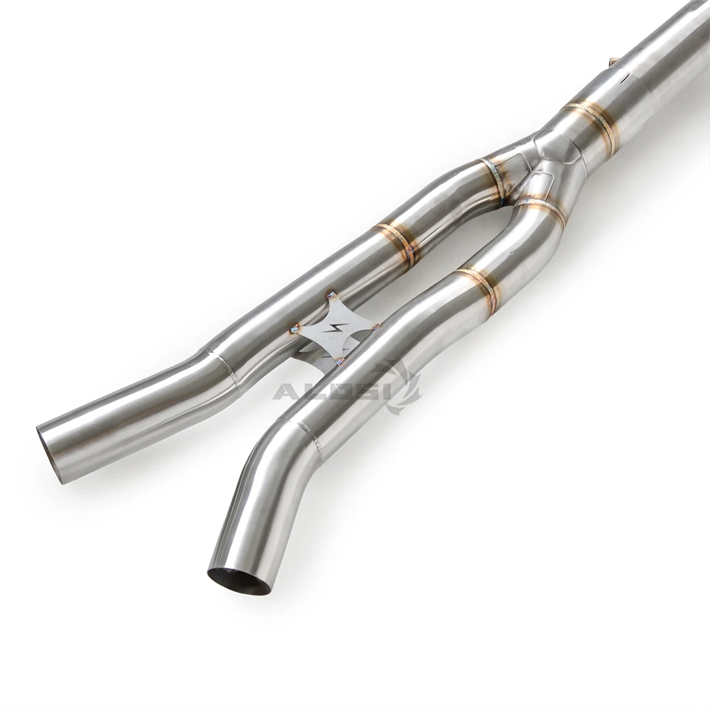 

Exhaust middle pipe is suitable for BMW X3/X4 G03 G04 B58 3.0T 2018-2023 high-performance exhaust pipe 89MM middle pipe with OPF