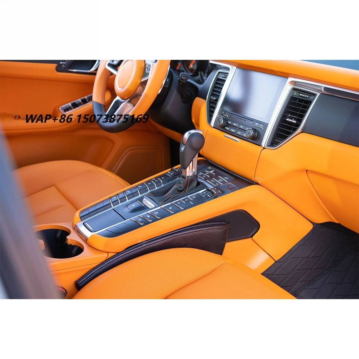 PINDUN Real Leather Luxury Full Set Cover for Macan 2014-2023 Car Interior Upholstery High Quality All-Season