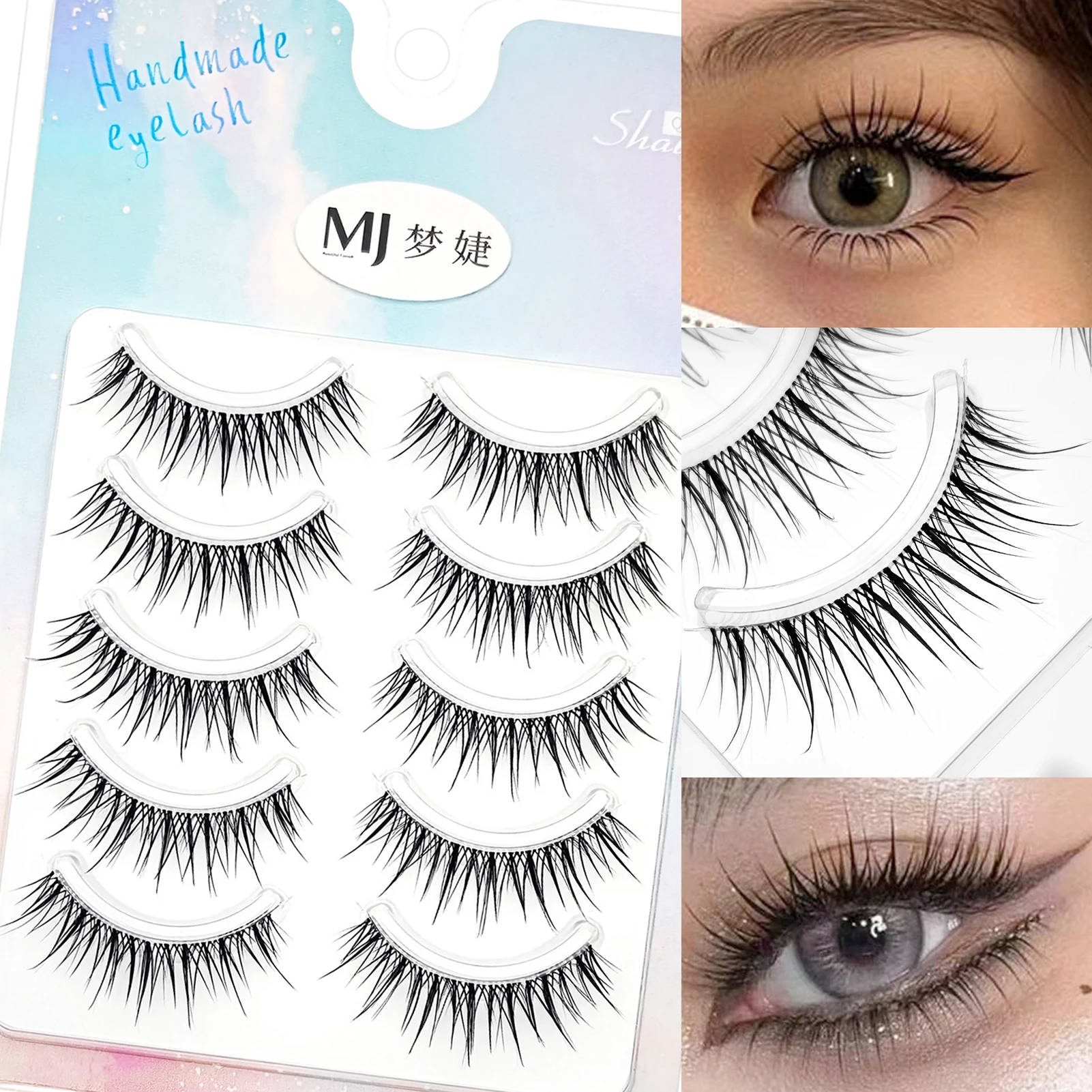 Eyelash Extension Korean Style - 태국 스타일 인조 속눈썹, 만화풍 얇은