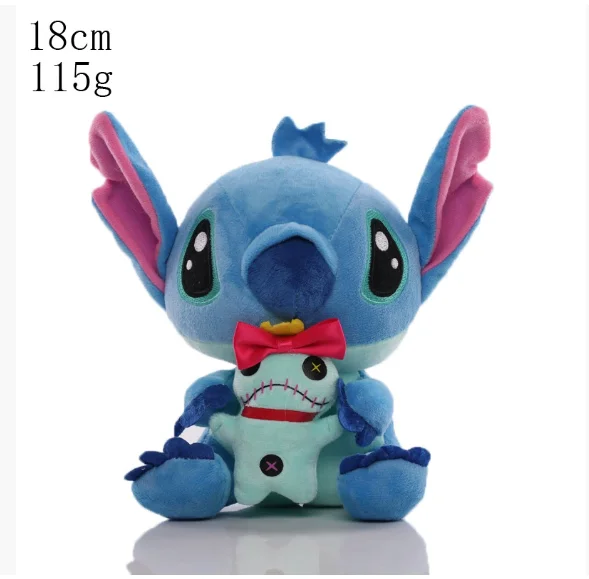 ตุ๊กตาสติทช์น่ารักสุดฮิตจากดิสนีย์ ของเล่นตุ๊กตาอนิเมะลิโลแอนด์สติทช์ ตุ๊กตาสติทช์น่ารักน่ากอด ของขวัญวันเกิดสำหรับเด็ก ของเล่นเด็ก