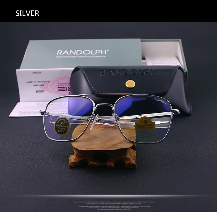 RE Sonnenbrille Mann Amerikanische Armee Militär Luftfahrt Pilot Sonnenbrille Gradienten Objektiv Frau Luxus Marke Vintage Titan Rahmen – Detail 20