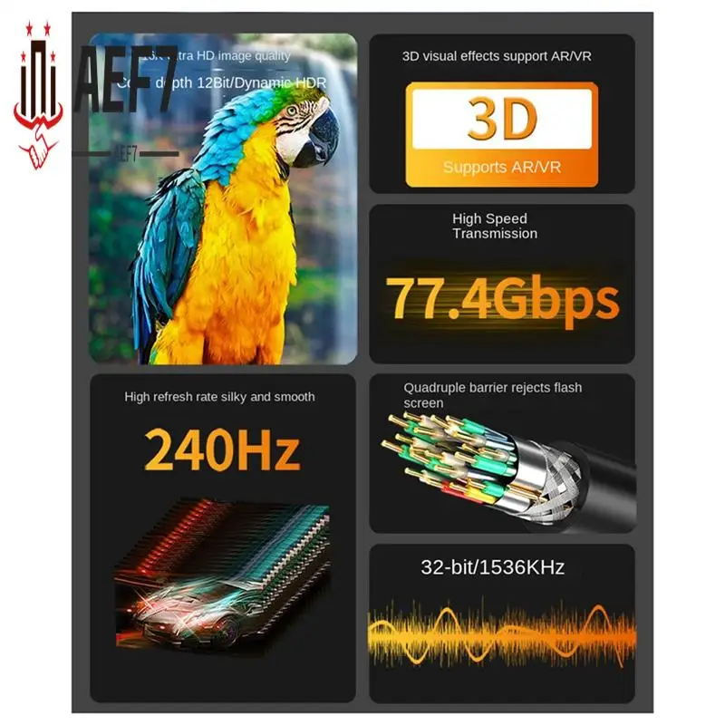 AEF7-2.1 Cable 16K … - image