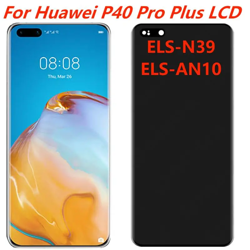 

Original 6.58" For Huawei P40 Pro Plus ELS-N39 ELS-AN10 LCD Display With Frame P40 Pro+ Touch Screen Digitizer Replacement Parts