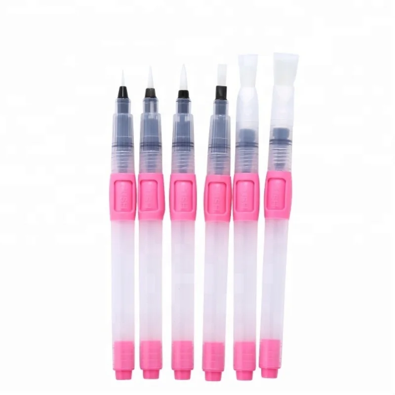 Fountain pen Filling brush Storage pen Water soluble color lead paint solid watercolor brush set