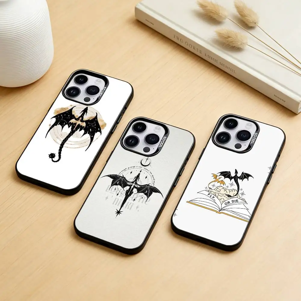 

Dragon F-Fourth W-Wing Phone Case Color Silver Shell For IPhone 17 16 15 14 13 12 11 Pro Max Plus