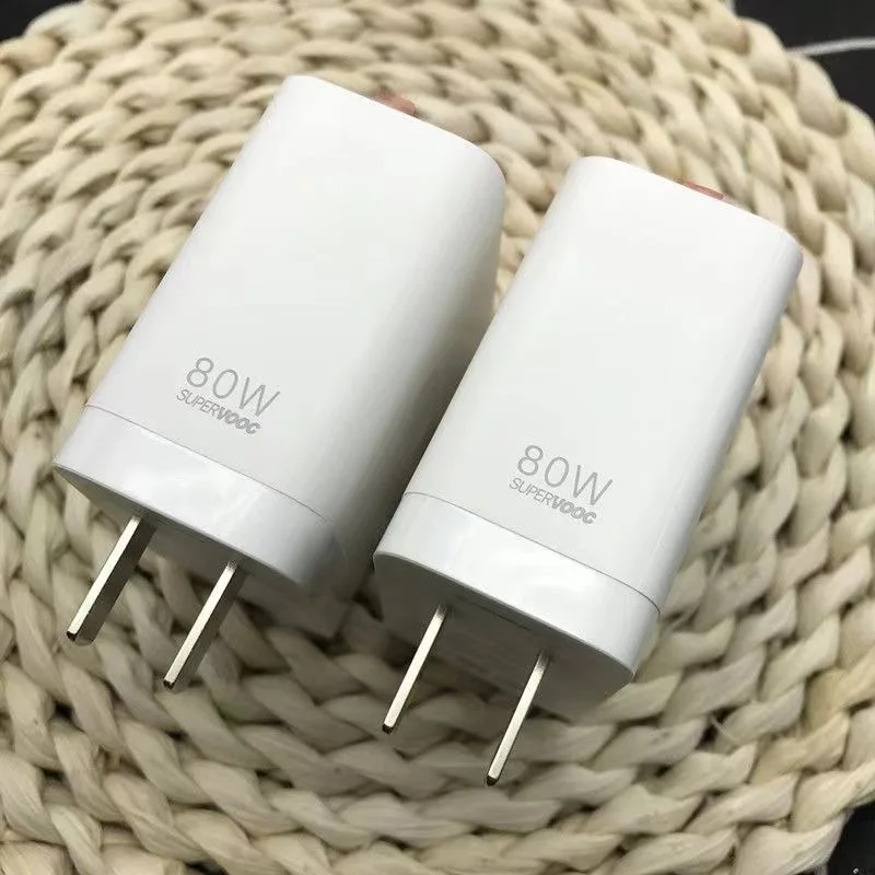 Original For OPPO Find X5 X6 X2 X3 Pro 80W Charger Super VOOC Fast Charging Wall Adapter 6.5A Type C Cable For OPPO Reno 6 7 8 9