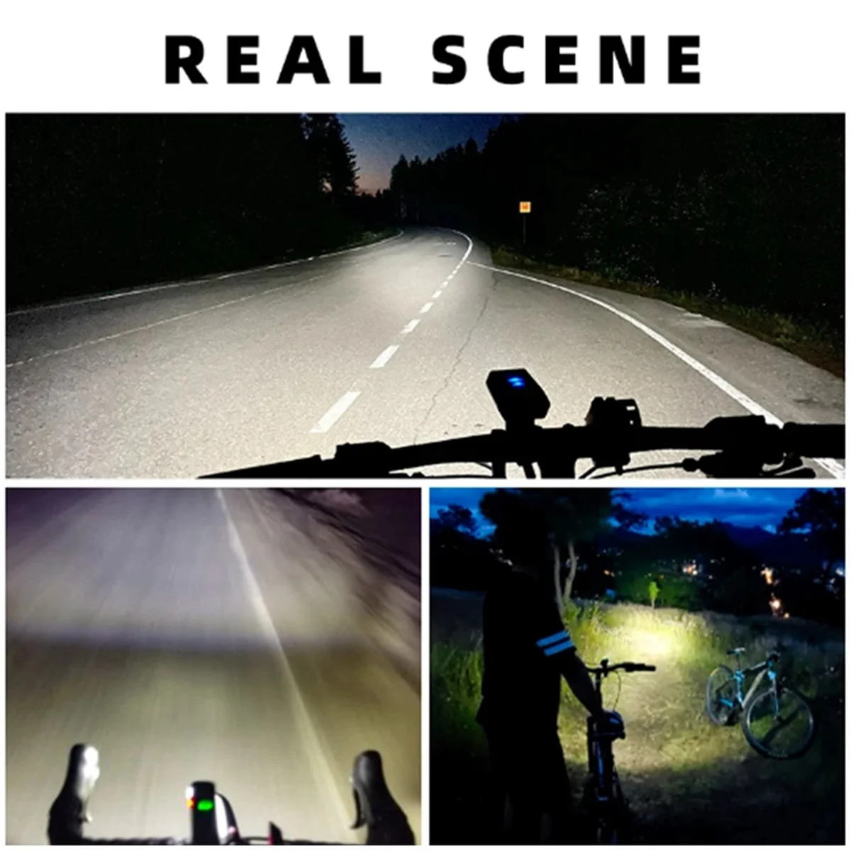 New ROCKBROS 800LM USB Rechargeable Bicycle Front Light Cycling Headlight Super Bright Flashlight Bike Headlight