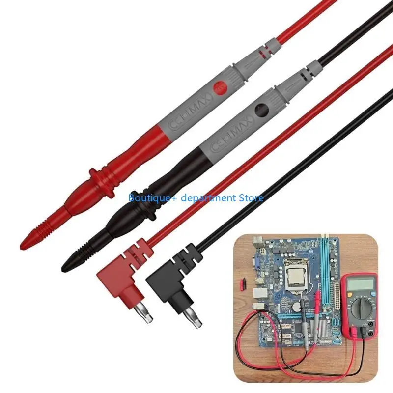 E1PD Upgrades Multimeter Probes Test Leads Needle Tip High Precisions Multimeter Test Leads for Voltages & Current Measurement