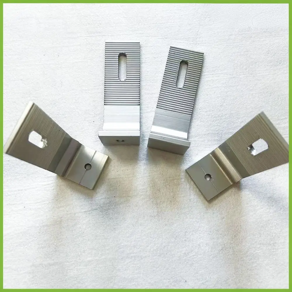 For For SUNTECH Solar Roof Rail Mounting Hardware Aluminum Alloy L Angle Bracket System Fixation Support Accessory