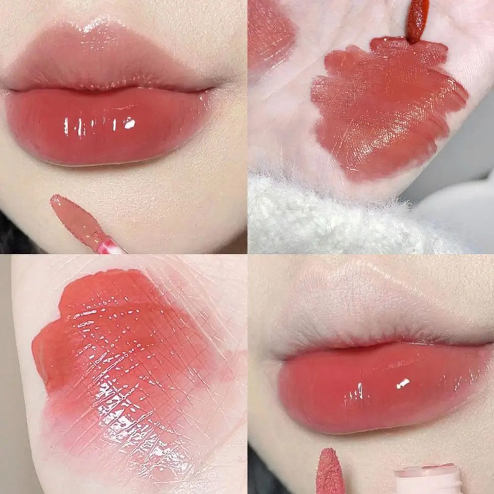 Mirror Water Lip Gloss, Berry Color, Clareamento, Impermeável, Hidratante de Longa Duração, Líquido Nutritivo Lip Glaze, Lábios Cosméticos