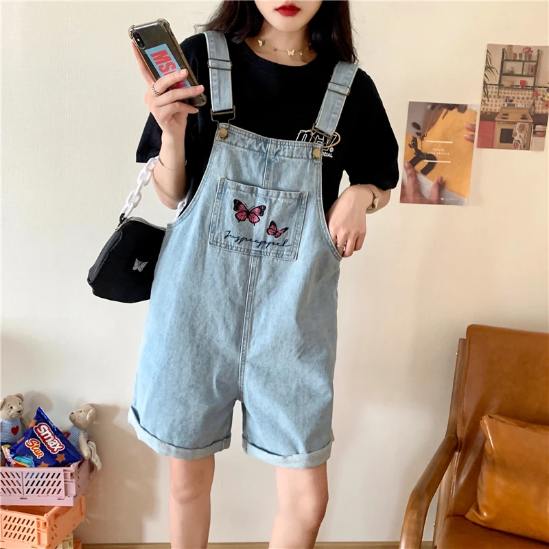 Women's Denim Rompers Playsuits Youthful Wedding Green Cold Emo Workwear Warm Gold Fleece Streetwear Office Wear Ladies Sleeve
