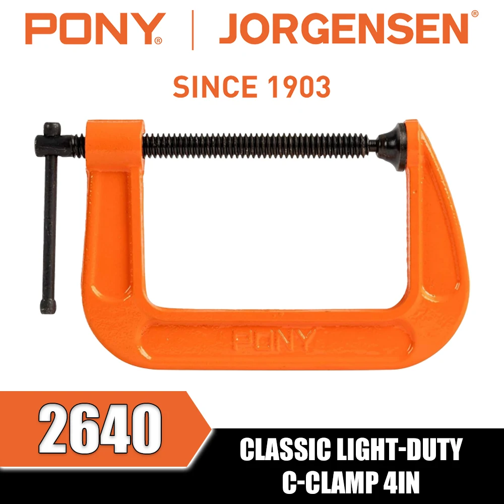 PONY&JORGENSEN 2610 2630 2640 2650 2660 2680 Classic Light-duty C-clamp Clamping Tools view 3
