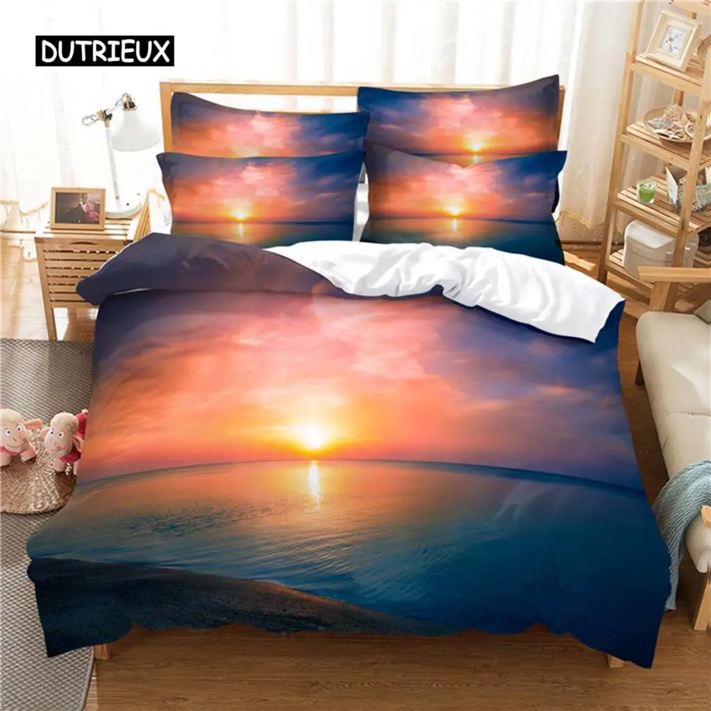 

Beautiful Scenery Bedding Set Duvet Cover Set 3d Bedding Digital Printing Bed Linen Queen Size Bedding Sets Fashion Design