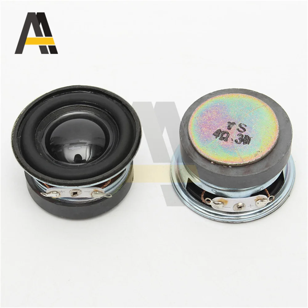 A lot Acoustic Speaker 4 Ohm 3W 40MM Speaker 36MM External Magnetic Black Hat PU Edge Acoustic Components